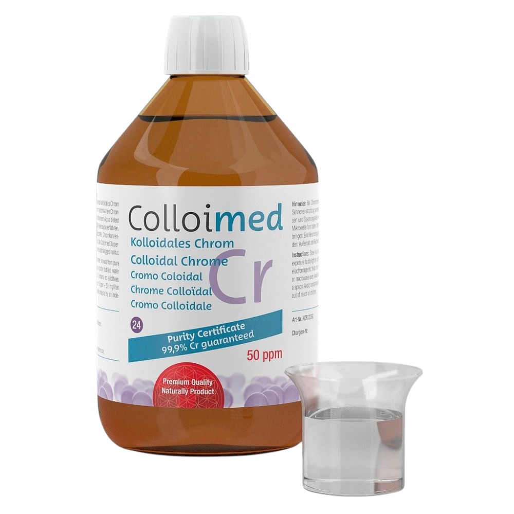 Kolloidales Chrom 50 ppm Cr 99,9 % 500