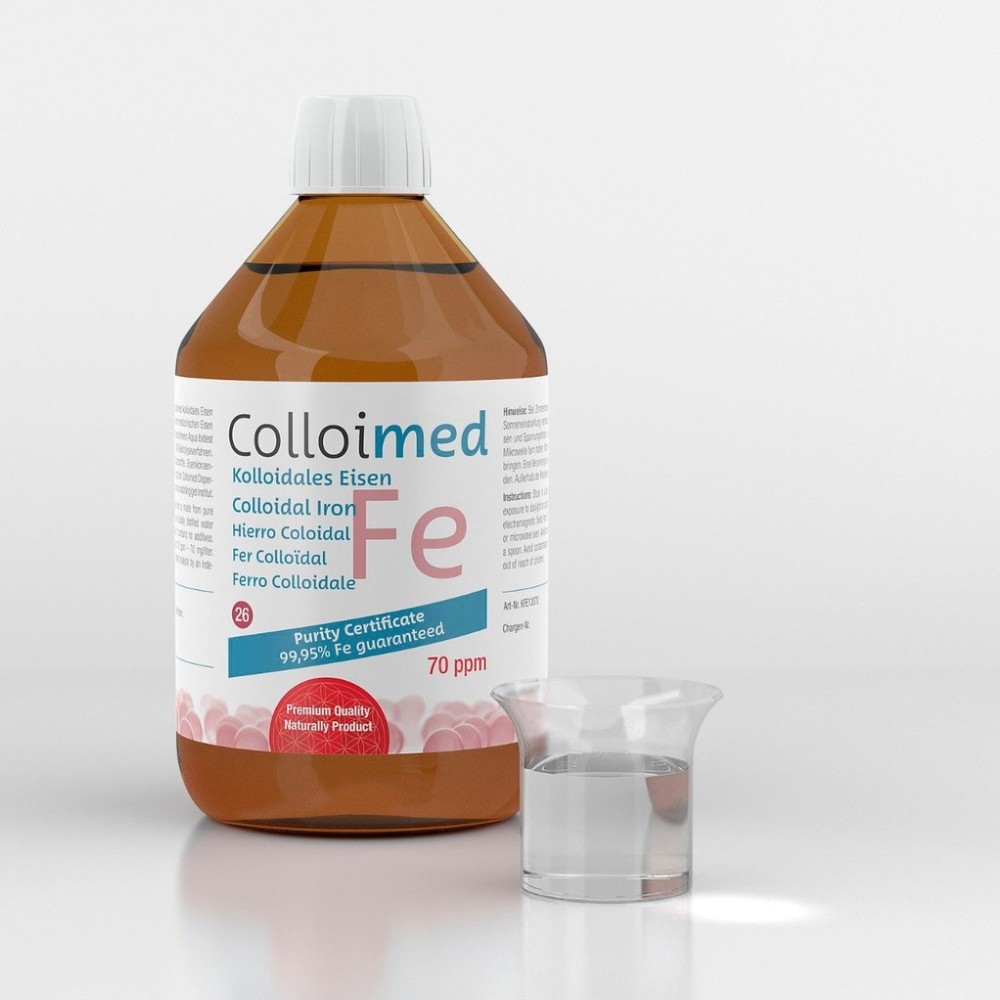 Kolloidales Eisen 70ppm Fe 99,95% 500 ml